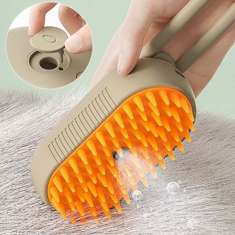 Cat Steam Brush Steamy Dog Brush 3 In 1 Electric Spray Cat Hair Brushes For Massage Pet Grooming Comb c Pet Products